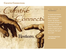 Tablet Screenshot of curativeconnections.com